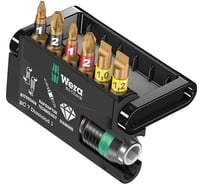 Набор с битами и держателем WERA 7 предметов WE-057416