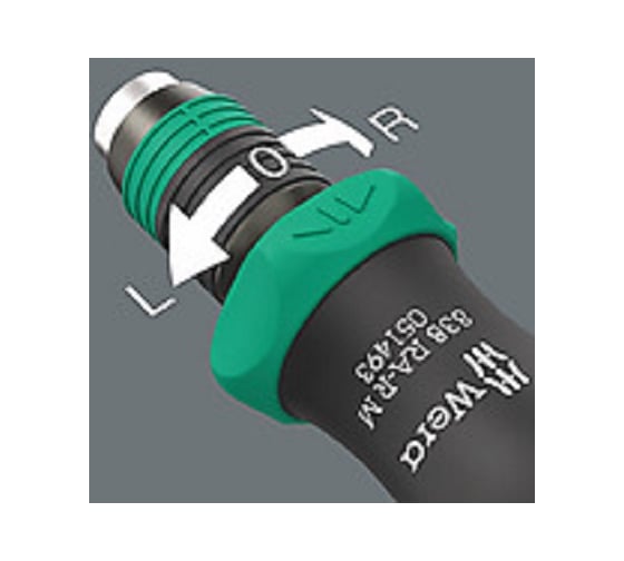 Ручка-битодержатель с функцией трещотки WERA 838 RA-R M 1/4" WE-051493