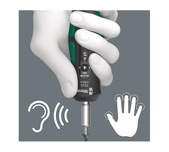 Динамометрическая отвёртка WERA 7515 Kraftform Safe-Torque Speed 2-6 Нм WE-075815