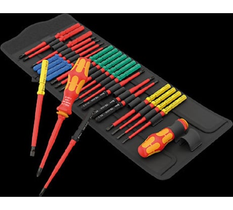 Набор бит с битодержателем WERA Kraftform Kompakt VDE Big Pack 1, 26 предметов WE-006617