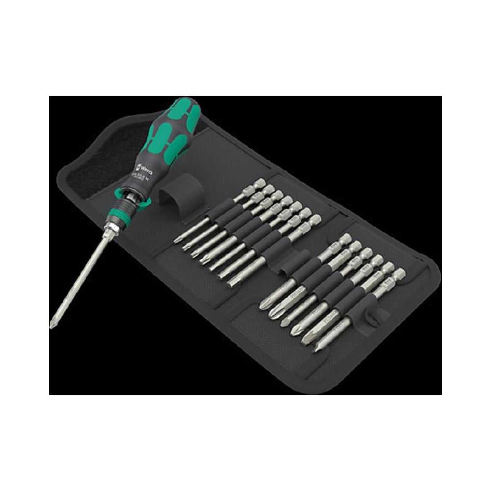 Набор бит с битодержателем WERA Kraftform Kompakt 838 RA-R M Set 1 15 ...