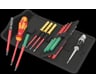 Набор насадок WERA Kraftform Kompakt VDE 16 Universal 1 Tool Finder с отвёрткой-битодержателем и пробником, 16 предметов WE-006607