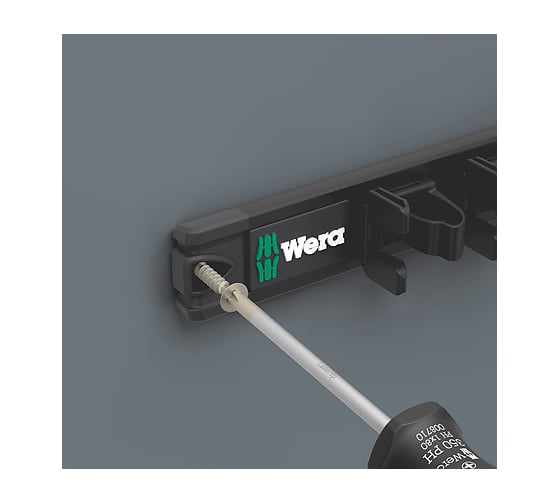 Магнитный держатель и набор отвёрток WERA 9650 Kraftform 9 предметов WE-051012