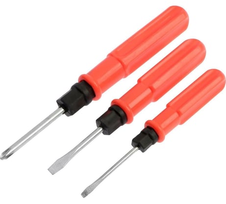 Набор комбинированных отверток LOM PH0/SL3 х 50 мм, PH1/SL5 х 75 мм, PH2/SL6 х100 мм 1818285