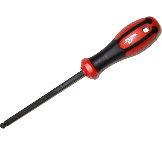 Отвёртка DUEL серии DuoTech sae hex с шаром 1/4x125 мм, длина 225мм DLF23A-0104