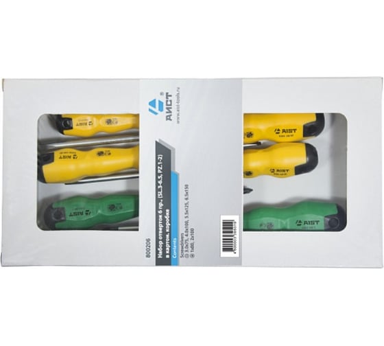 Набор ударных отверток под ключ AIST 12 предметов 800512 00-00007787 1