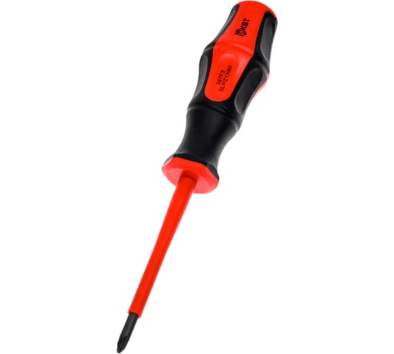 Диэлектрическая отвертка КВТ Профи PZ/FL1x80 79778