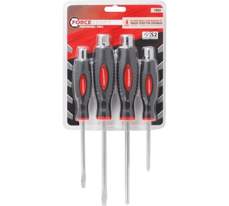 Набор силовых магнитных отверток Forcekraft Profi 4 предмета FK-7004(26894)