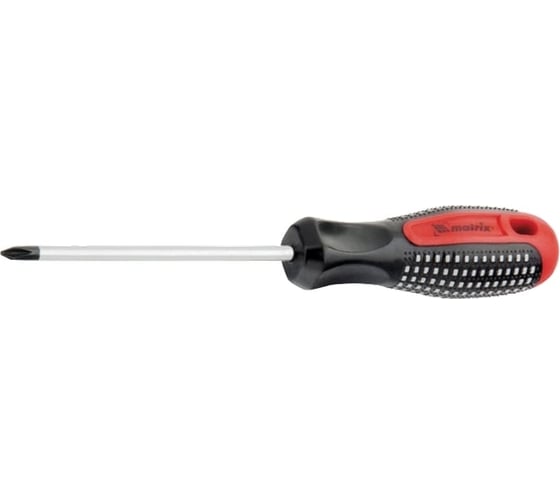 Отвертка MTX Fusion, Ph1x100 мм, CrV, 3-х компонентная рукоятка "anti slip" MTX 114389