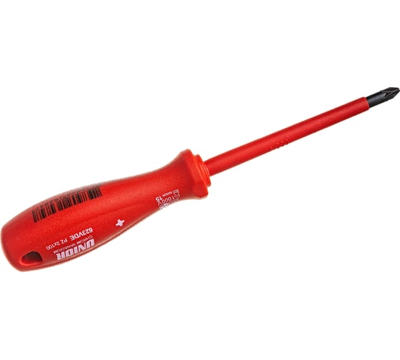Крестовая отвертка Unior VDE 1000V PZ 2x100 мм 3838909164847 1