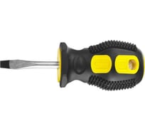 Отвертка Stayer двухкомпонентная рукоятка магнитный након STUBBY / бочка / SL4 7x38мм 2509-38-4.7_z02