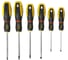 Отвертки Stayer PROTech PROFESSIONAL Cr-Mo, эргономичная двухкомпонентная рукоятка, 6шт 25133-H6_z03 1