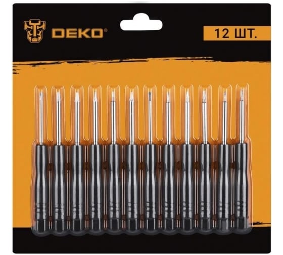 Набор прецизионных отверток для точных работ DEKO SS12 065-0591