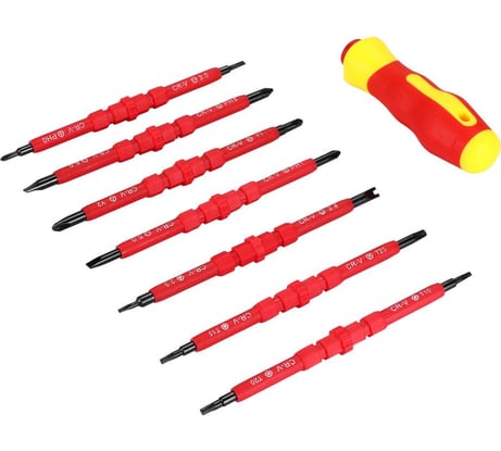 Набор диэлектрических отверток DEKO 14 в 1 HT8 065-0602