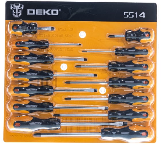 Набор отверток DEKO SS14 065-0604