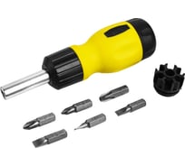 Реверсивная отвертка с набором бит DEKO 6 в 1  BS7 065-0599