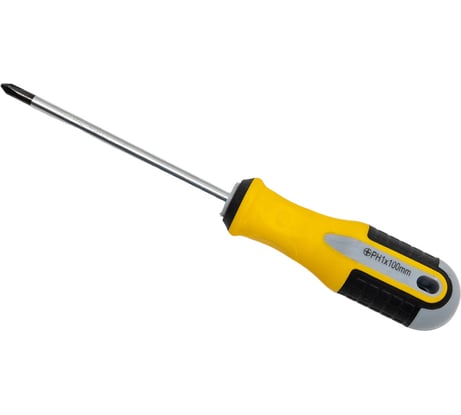 Отвертка FIT Старт, CrV сталь, 5х100 мм РН1 55174