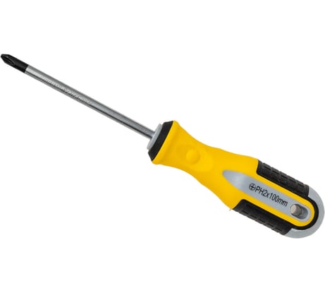 Отвертка FIT Старт, CrV сталь, 6х100 мм РН2 55177