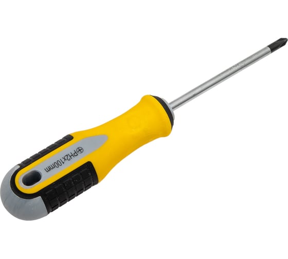 Отвертка FIT Старт, CrV сталь, 6х100 мм РН2 55177