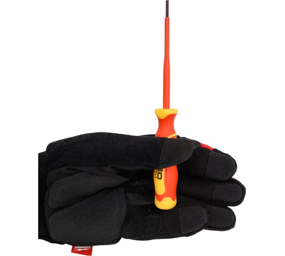 Шлицевая отвертка NEO Tools 0.6 x 3 x 100 мм, 1000 В 04-131
