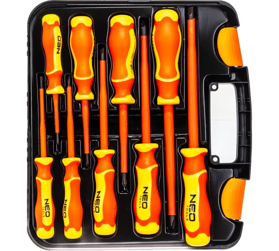 Набор отверток NEO Tools 1000 В, 9 шт 04-142