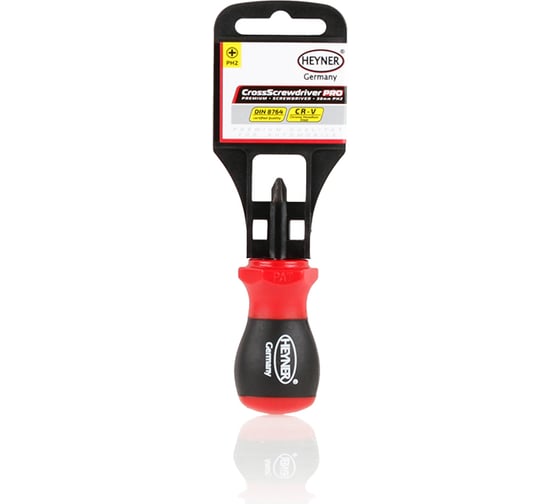 Кресовая отвертка Heyner PRO PH2 30мм 351 200
