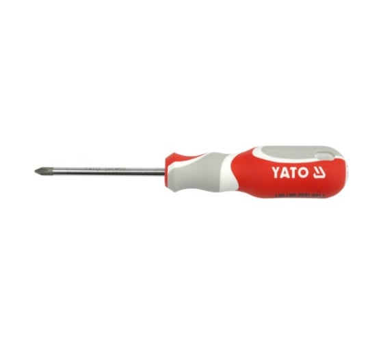 Крестовая отвертка YATO 1 х75мм SVCM55 резиновая ручка YT-2642 1
