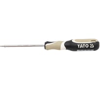 Отвертка YATO TORX Т6 х 75мм SVCM55 резиновая ручка YT-2742