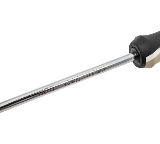 Отвертка YATO TORX Т6 х 75мм SVCM55 резиновая ручка YT-2742