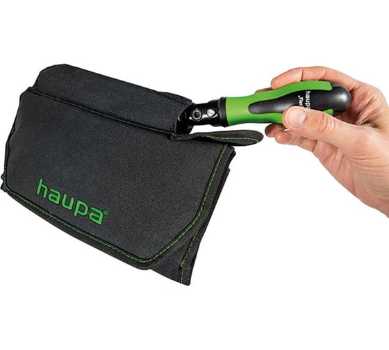 Рукоятка со сменными наконечниками HAUPA FlexBAG с трещоточным механизмом, 50 шт 104020-1