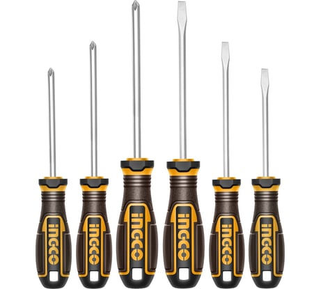 Набор отвëрток INGCO 6 шт S2 SUPER INDUSTRIAL HKSDS0628