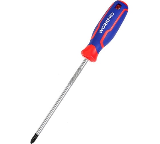 Отвертка с магнитным наконечником WORKPRO PZ1x100мм CR-V WP221036 1