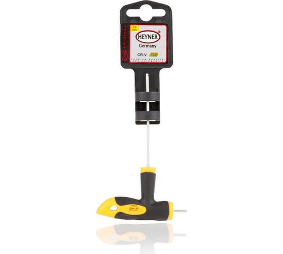 Отвертка Heyner двусторонняя, 6-ти гранная 2.0/75х13,5 мм PRO 353020