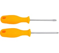 TOLSEN Набор отверток 2 шт, SL/PH, 40Cr, пласт. маслостойкая рукоятка GRIPro 20735