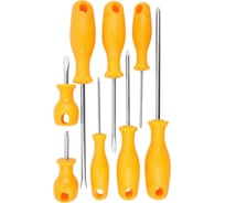 TOLSEN Набор отверток 8 шт, SL/PH, 40Cr, пласт. маслостойкая рукоятка GRIPro 20739