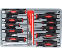 Набор отверток FORCEKRAFT силовые, магнитные, Profi, S2, 10пр. в лотке FK-2108(28201)