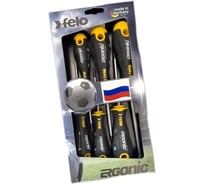Набор отверток Felo Ergonic SL, PH, PZ 6 шт. в упаковке EURO 2024 Edition 19740096026