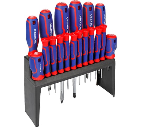 Набор отверток WORKPRO 18 шт. с подставкой PRO WP200506