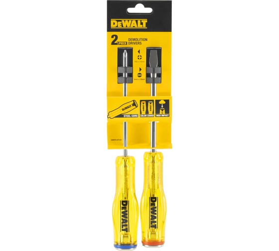 Набор демонтажных отверток DEWALT 2 шт DWHT0-67530