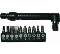 Отвертка SKRAB Г-образная с битами 11пр. HY-502 42600