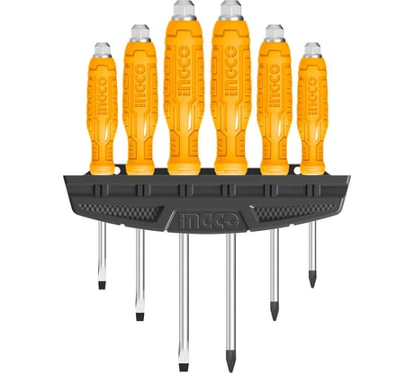Набор ударных отверток INGCO 6 шт. HSGTDC180601