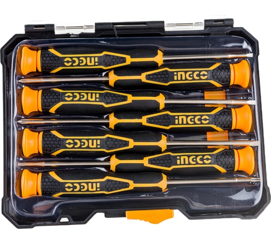 Набор отвёрток для точных работ INGCO 7 шт INDUSTRIAL HKSD0718