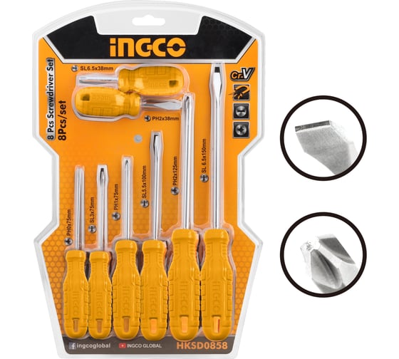 Набор отверток INGCO 8 шт HKSD0858 1