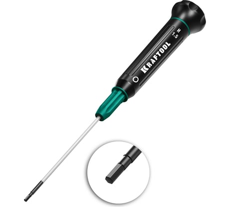 Отвертка для точных работ Kraftool Precision HEX1.5, 25685-1.5