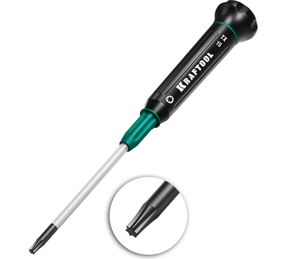Отвертка для точных работ Kraftool Precision TX15, 25684-15