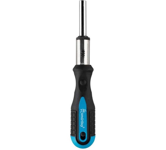 Отвертка реверсивная Smartbuy с набором бит, 4 биты PH1, PH2, SL5, SL6, CR-V сталь Tools SBT-SCBS-5P1