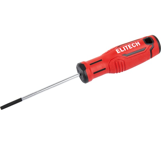 Отвертка Elitech SL3x75 мм 211101 207131 1