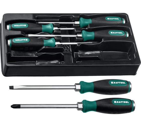 Набор ударных отверток KRAFTOOL Impact 6 предм. 25025 - выгодная цена ...