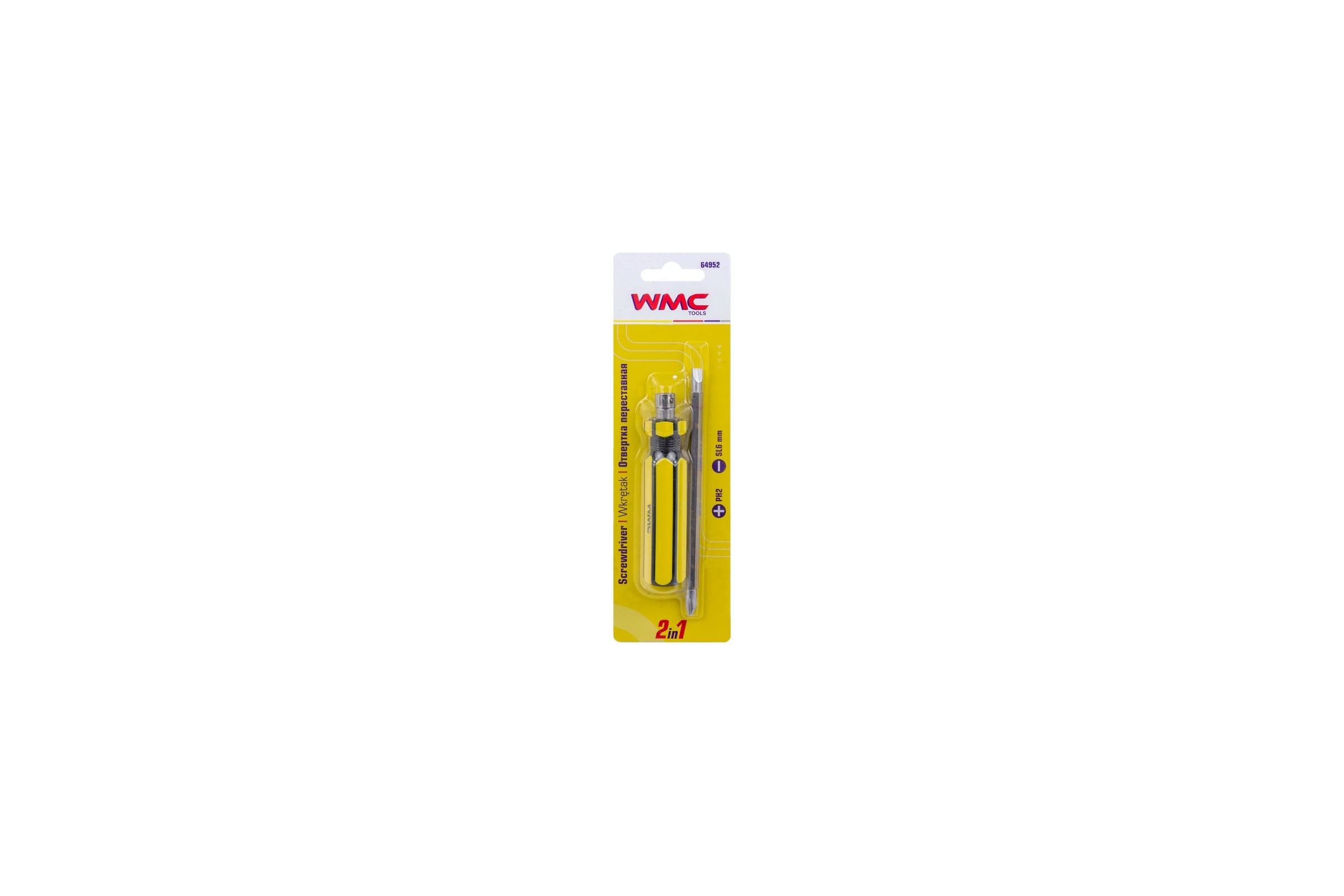 ОтверткапереставнаяWMCTOOLS2в1WMC-64952(61016)