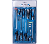 Набор отверток HOEGERT TECHNIK 8 шт, сталь S2 HT1S096 17590116